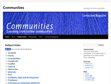 Tablet Screenshot of communities.connected.org